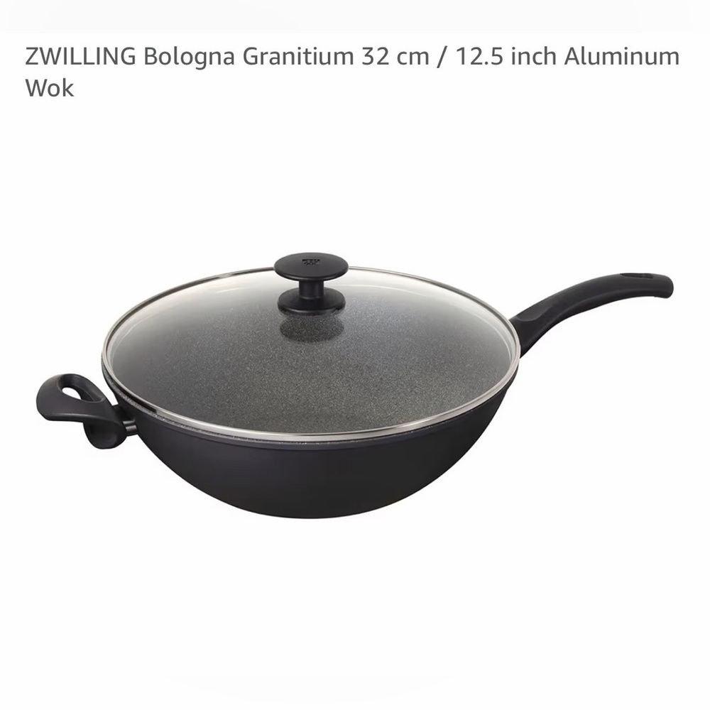 BNIB Zwilling Bologna Granitium 32 cm Wok PFOA free